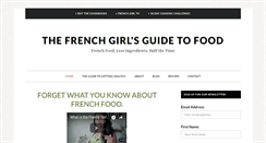 Desktop Screenshot of frenchgirlsguidetofood.com