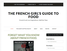 Tablet Screenshot of frenchgirlsguidetofood.com